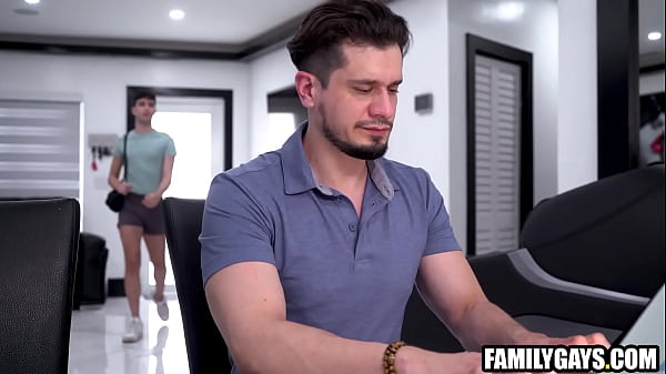 Fucked bareback by gay step uncle