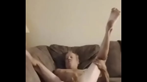 Fucking myself on the couch